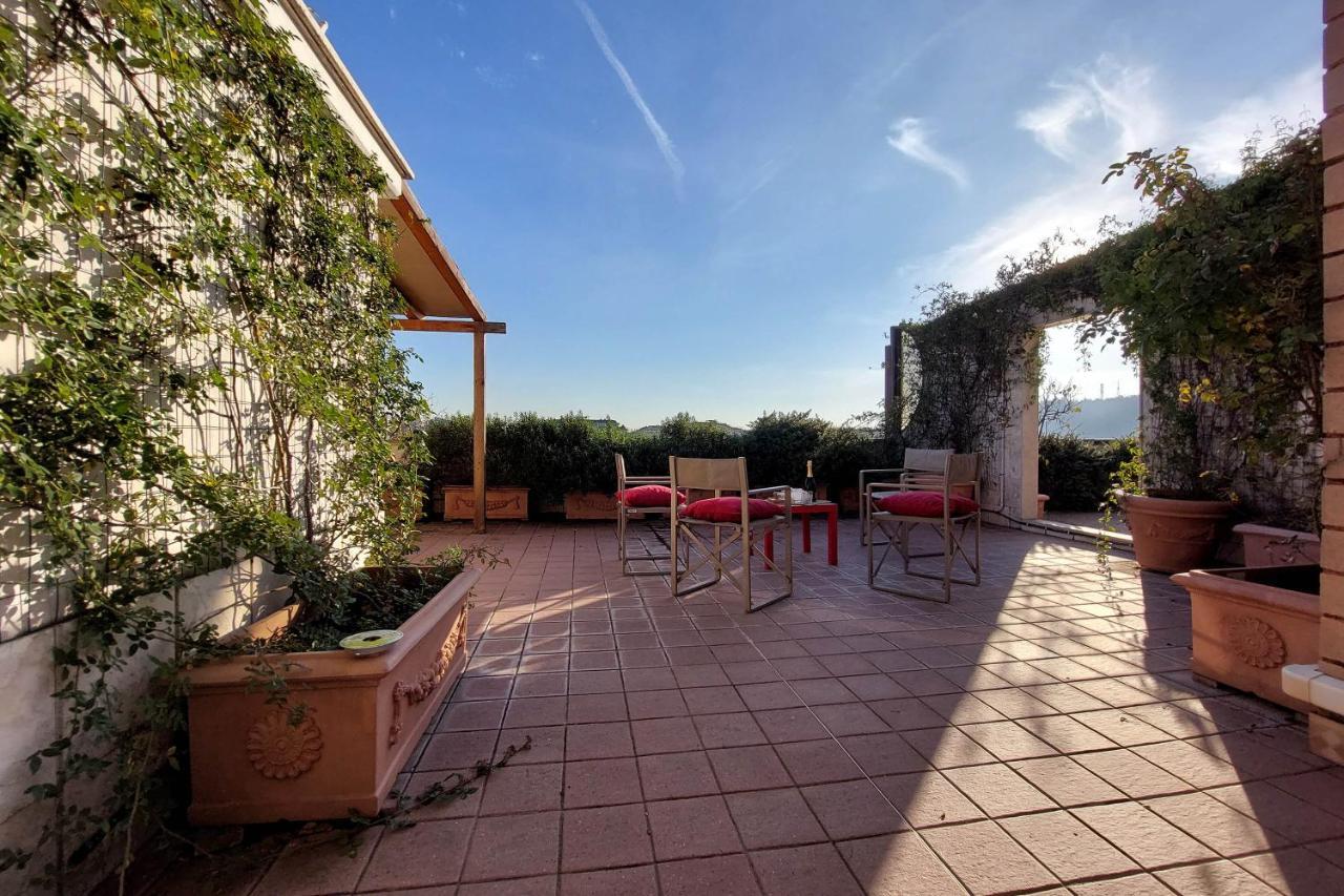 Beautiful Loft In Ponte Milvio With Terrace Apartment โรม ภายนอก รูปภาพ