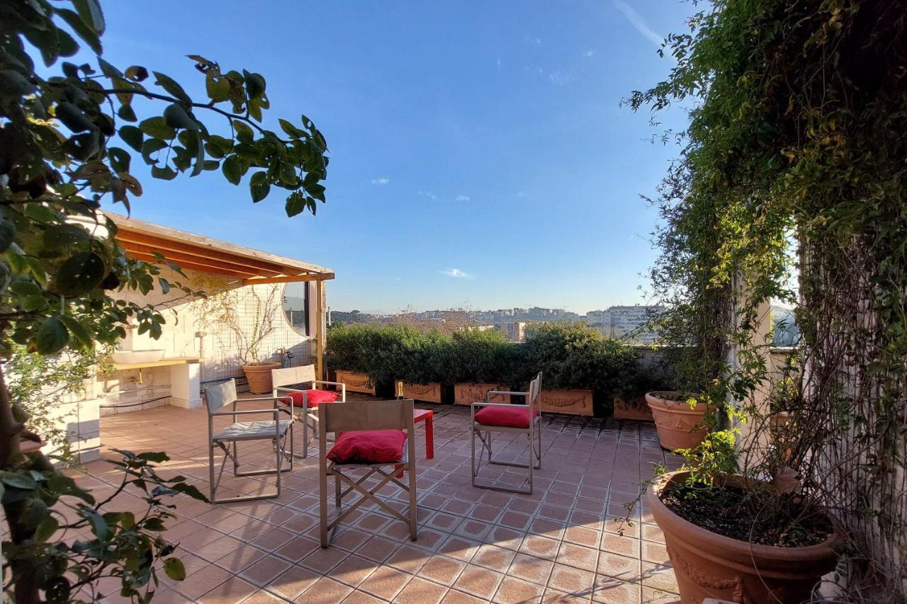 Beautiful Loft In Ponte Milvio With Terrace Apartment โรม ภายนอก รูปภาพ