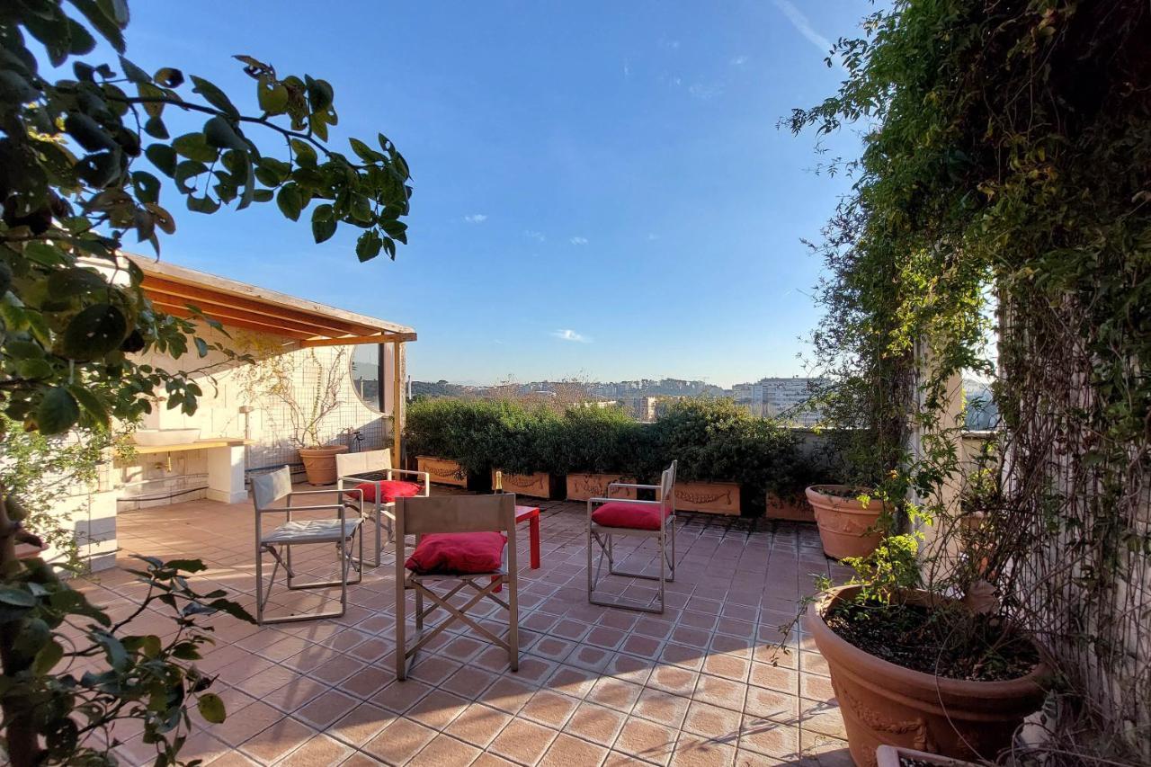 Beautiful Loft In Ponte Milvio With Terrace Apartment โรม ภายนอก รูปภาพ