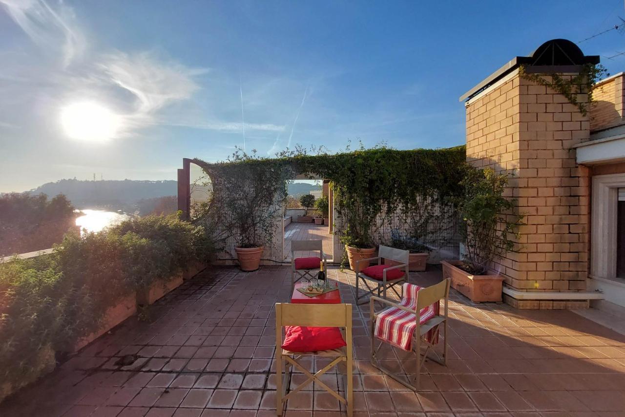 Beautiful Loft In Ponte Milvio With Terrace Apartment โรม ภายนอก รูปภาพ