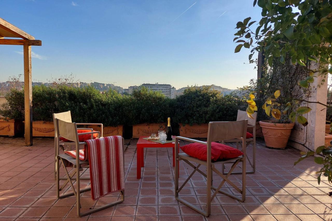 Beautiful Loft In Ponte Milvio With Terrace Apartment โรม ภายนอก รูปภาพ