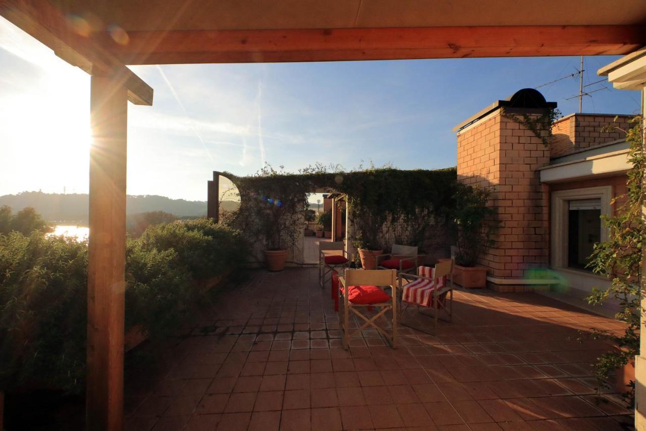 Beautiful Loft In Ponte Milvio With Terrace Apartment โรม ภายนอก รูปภาพ