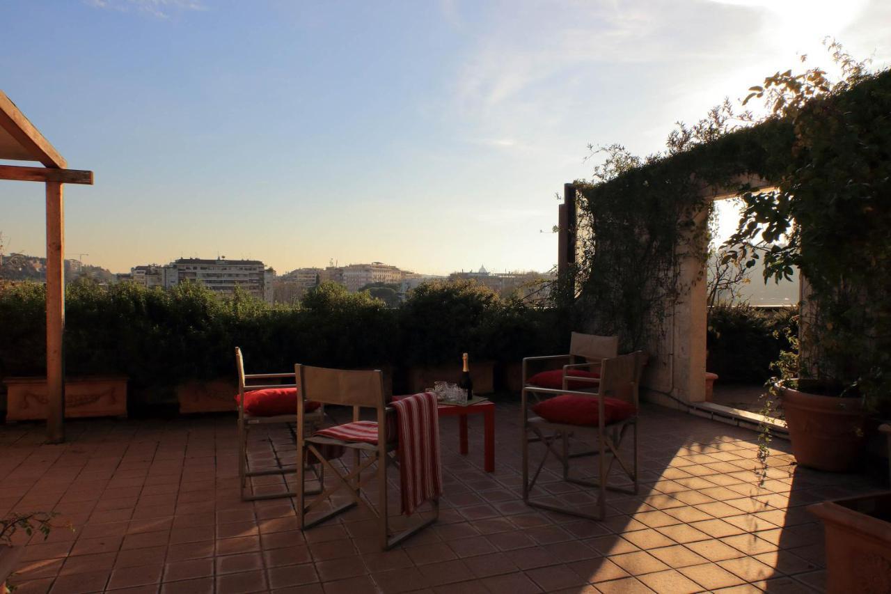 Beautiful Loft In Ponte Milvio With Terrace Apartment โรม ภายนอก รูปภาพ