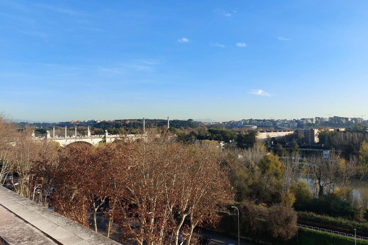 Beautiful Loft In Ponte Milvio With Terrace Apartment โรม ภายนอก รูปภาพ