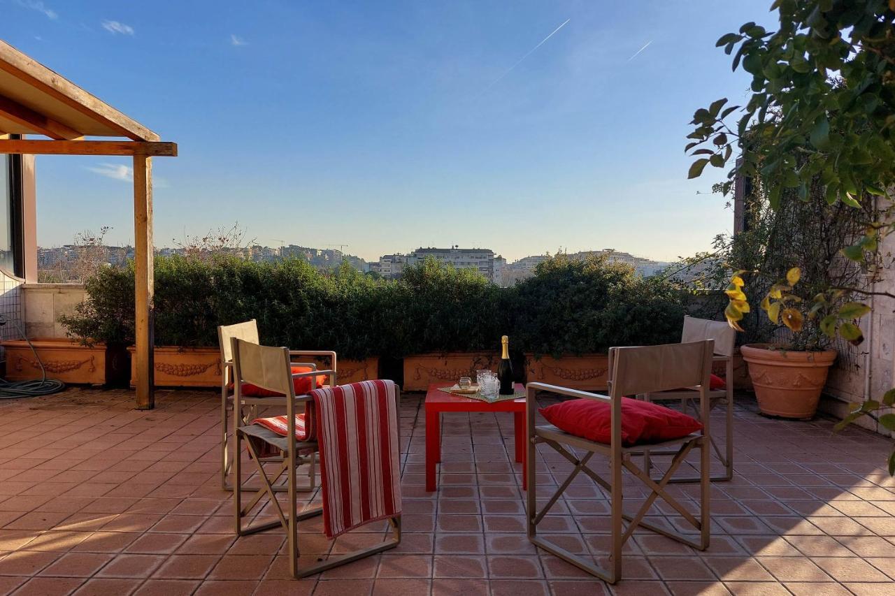 Beautiful Loft In Ponte Milvio With Terrace Apartment โรม ภายนอก รูปภาพ